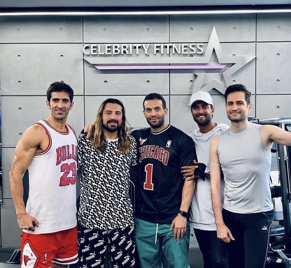 امیرعباس گلاب و دوستان هم باشگاهی معروفش + عکس