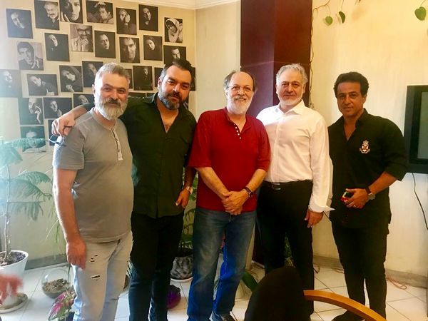 بازیگر مشهور در جمع اساتید سینمای ایران + عکس
