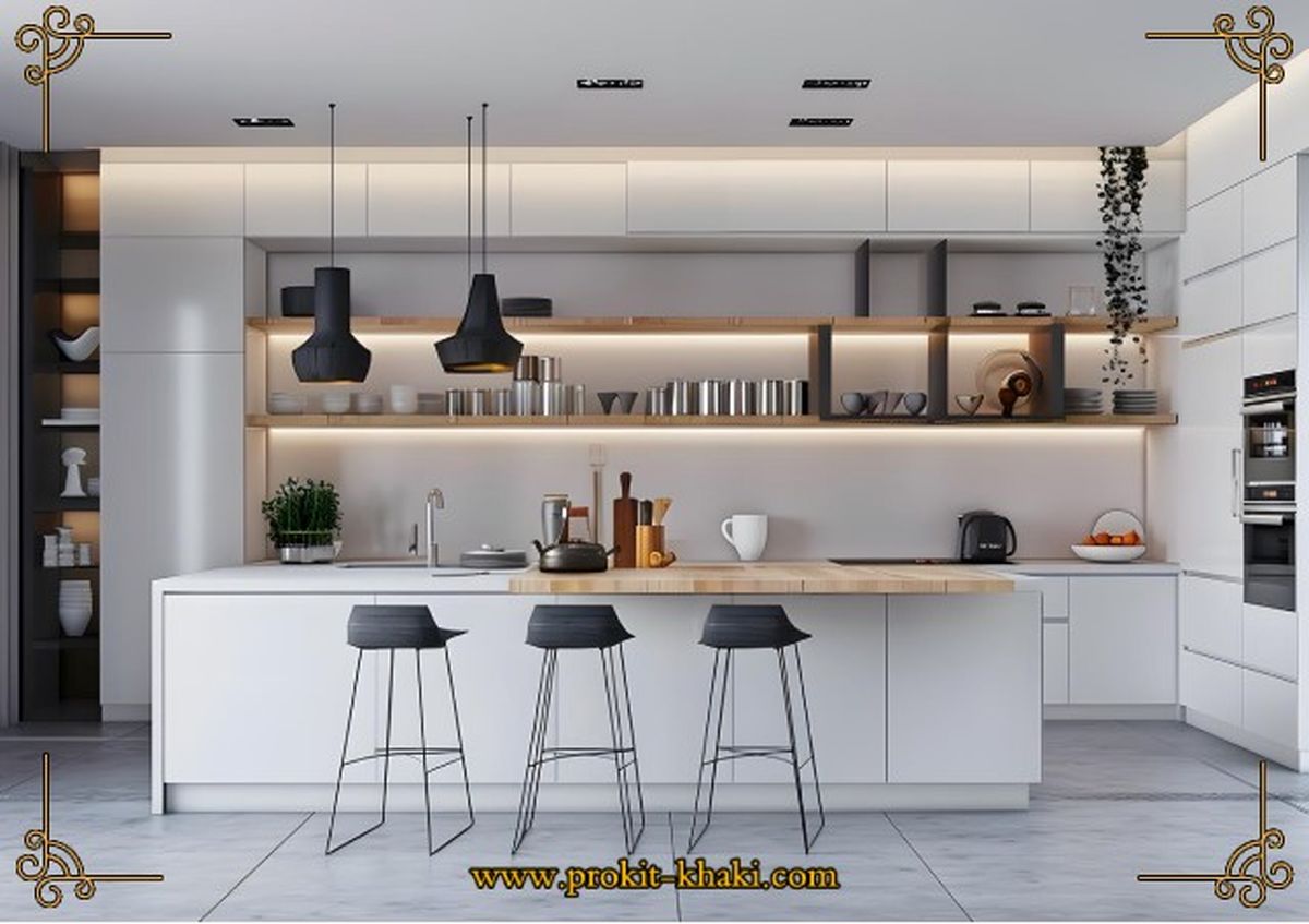 ۸ ترند برتر کابینت آشپزخانه ۲۰۲۵