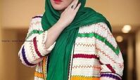 تیپ رنگی رنگی سارا منجزی پور+عکس