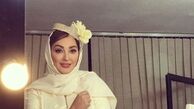 عکس با لباس عروس الهام حمیدی