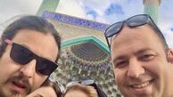 علی اوجی و نرگس محمدی در سفر + عکس