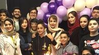 مراسم تولد شبنم قلی خانی در میان هنرجویانش
