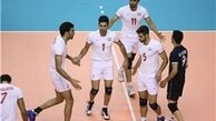صعود والیبالیست های ایران به نیمه‌نهایی