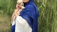 توله سگ بامزه مرجانه گلچین + عکس