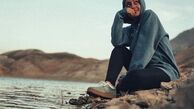 نگاه شیطنت آمیز ترلان پروانه لب آب+عکس