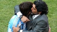 واکنش مسی به درگذشت دیگو مارادونا