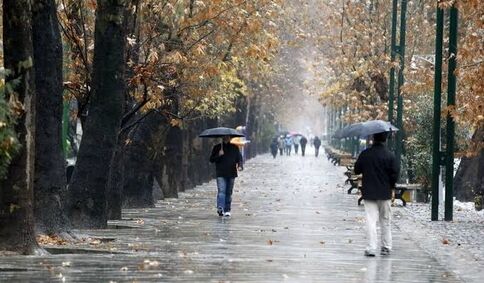 بلاخره بارش باران در بیشتر استان‌ها 