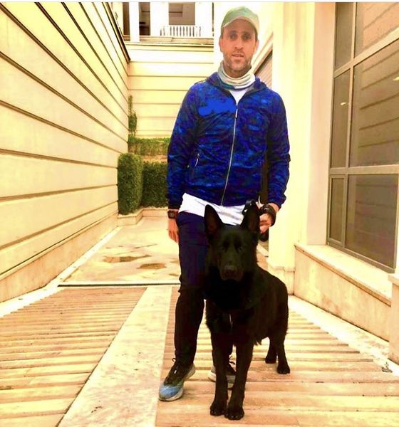 سگ بامزه علی کریمی + عکس