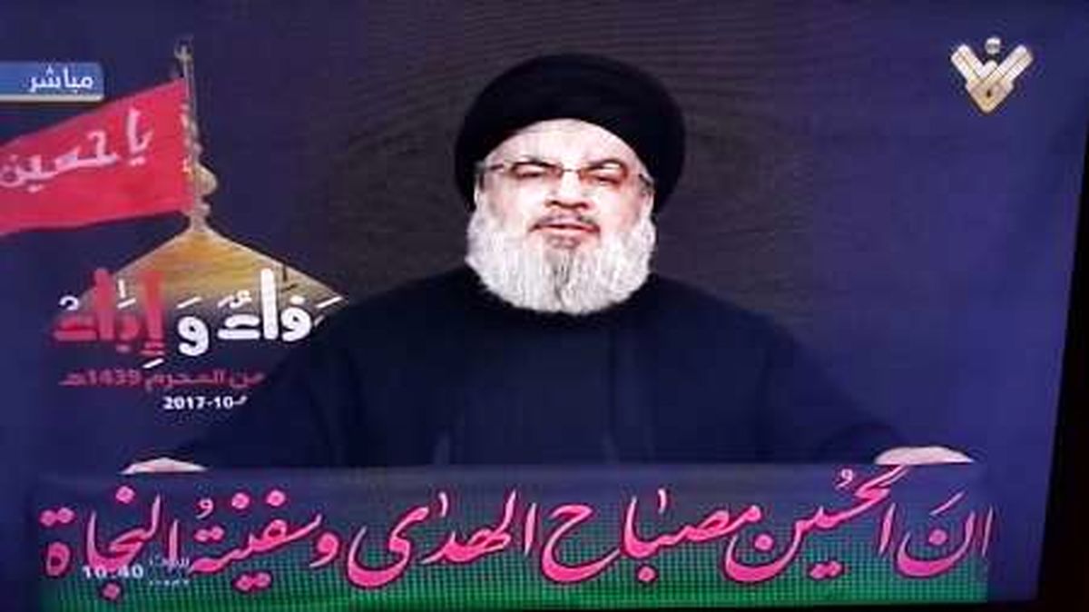 سخنرانی سیدحسن نصرالله در مراسم ظهر عاشورا آغاز شد