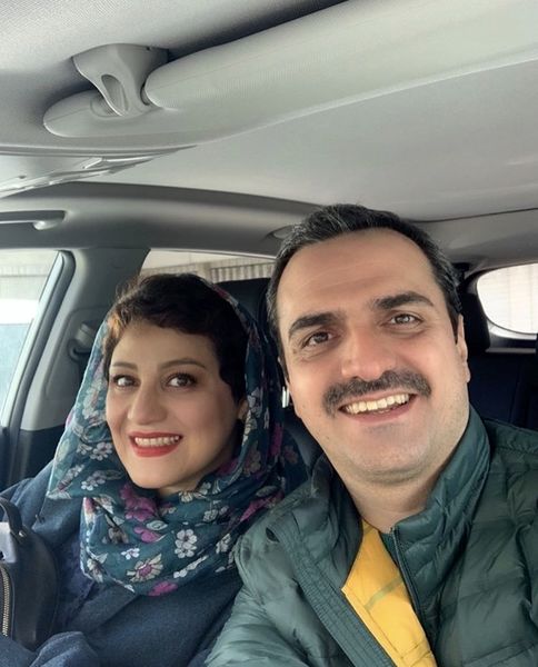 سلفی جدید شبنم‌ مقدمی با همسرش + عکس