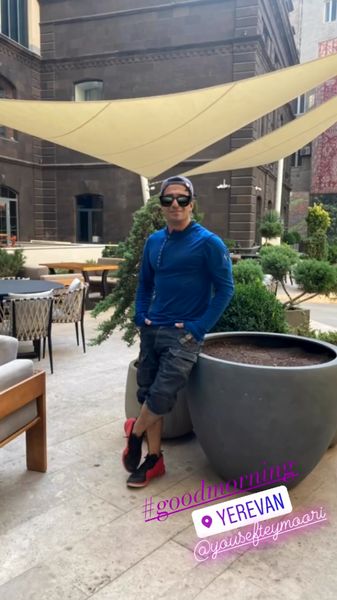 گشت و گذار یوسف تیموری در ارمنستان + عکس