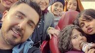 محمدرضا غفاری در جمع فرزندان ملکه + عکس