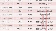 قیمت انواع خودروهای هیبریدی در بازار