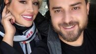 سلفی جدید بابک جهانبخش و همسرش + عکس