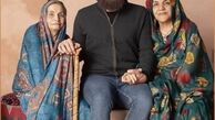 علی زندوکیلی و مادر و مادربزرگش + عکس