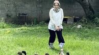 تیپ بهنوش طباطبایی در شمال + عکس