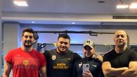 فرزاد فرزین در باشگاه بدنسازی + عکس
