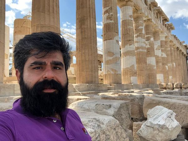 گشت و گذار امیر نوری در یونان + عکس