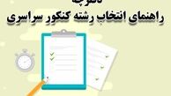 دفترچه انتخاب رشته کنکور ۱۴۰۱ منتشر شد