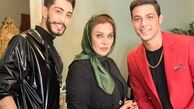 نسرین مقانلو و پسر خوشتیپش سرکار+عکس