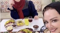 میهمانی دو‌نفره بهاره رهنما و دوستش + عکس