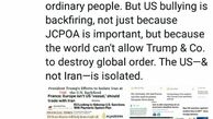واشنگتن از قلدرمابی هایش نتیجه معکوس می‌گیرد