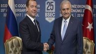 رایزنی تلفنی نخست وزیران ترکیه و روسیه