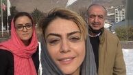 شبنم فرشادجو به همراه پدر و خواهرش + عکس