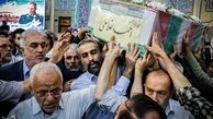 مراسم تشییع پیکر سردار شهید احمد غلامی + تصاویر