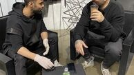 گپ و گفت آقای بازیگر با دوستش + عکس