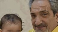 خشایار راد و‌ نوه اش + عکس