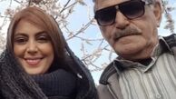 نیلوفر شهیدی و‌ پدرش + عکس