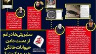 عجیب ترین واکنش سلبریتی ها, در غم حیوانات خانگی شان!
