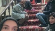 الیکا عبدالرزاقی در پشت صحنه کار جدیدش + عکس