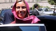 عکس یادگاری موگرینی در صحن علنی مجلس