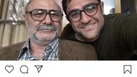 علی هاشمی در کنار پدر کامیونیش + عکس