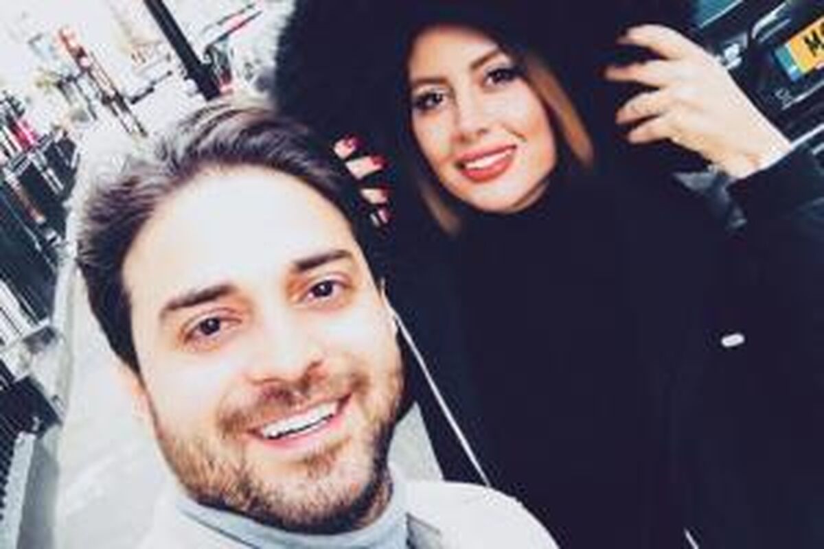 بابک جهانبخش در کنار همسر دومش/ عکس