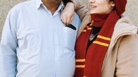 خانم‌ بازیگر جوان در کنار پدرش + عکس