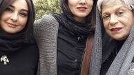 مرجان شیرمحمدی در میان بازیگران مشهور + عکس