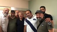 آقایون بازیگر در کنار سلطان فوتبال ایران + عکس