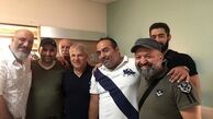 آقایون بازیگر در کنار سلطان فوتبال ایران + عکس