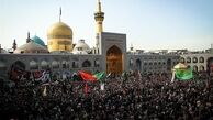 حضور خیل عظیم عزاداران ‌در مشهد مقدس