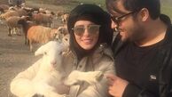 گردش مهدی سلوکی  و همسرش با ببعی ها!+عکس