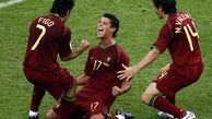 اولین گل رونالدو در جام جهانی مقابل ایران
