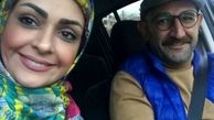 سلفی ماشینی اوس موسی و همسرش + عکس