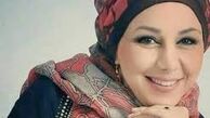 بهنوش بختیاری با چادر گل گلی