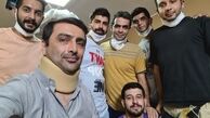سلفی امین زندگانی با خانه امنی ها + عکس