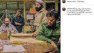 رد خون در صفحه علی مشهدی