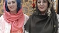 تبسم هاشمی و‌دوستش + عکس